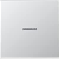 JUNG AL2990KO5 Tecla Simple con Visor- Acabados Metálicos- Aluminio